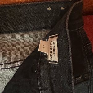 Vintage crop woman’s jeans. Black. Size 27.